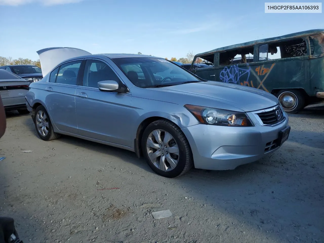 2010 Honda Accord Exl VIN: 1HGCP2F85AA106393 Lot: 78271564