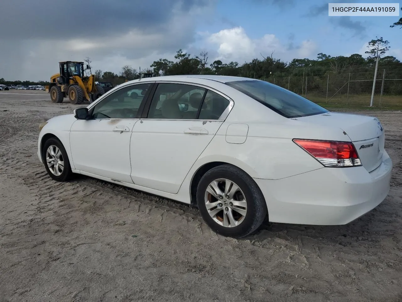 2010 Honda Accord Lxp VIN: 1HGCP2F44AA191059 Lot: 78667944