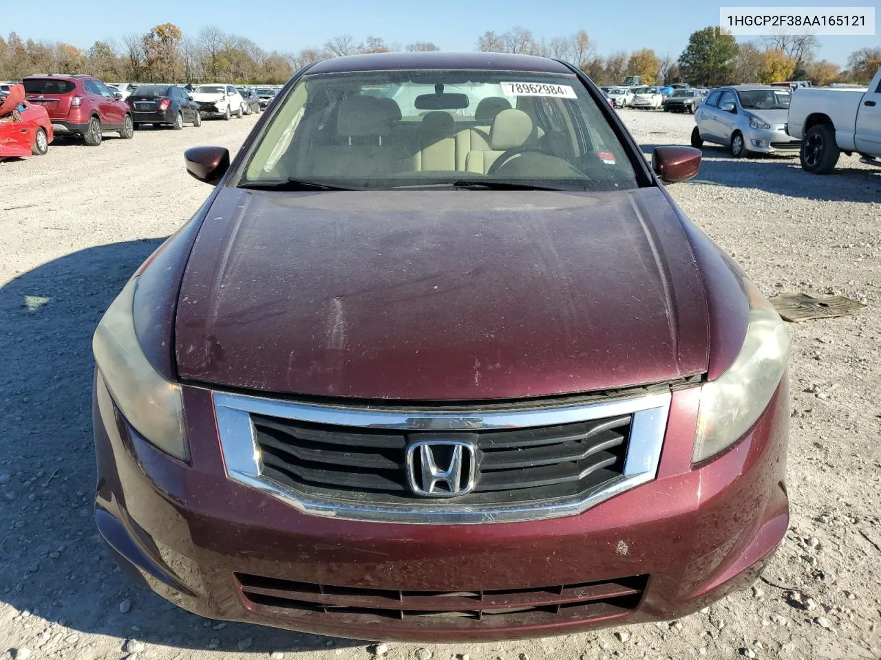 2010 Honda Accord Lx VIN: 1HGCP2F38AA165121 Lot: 78962984