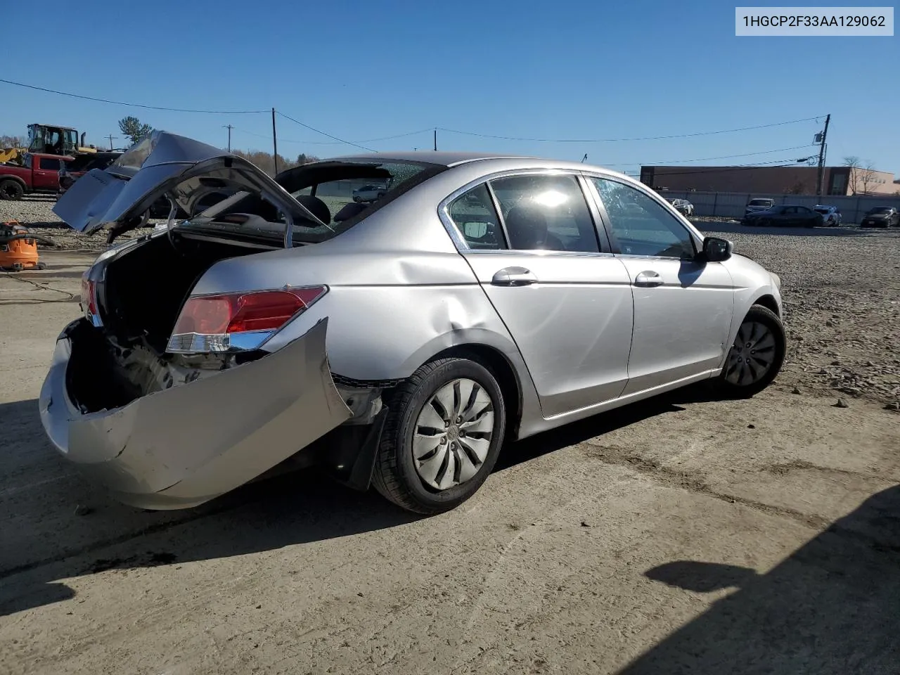 2010 Honda Accord Lx VIN: 1HGCP2F33AA129062 Lot: 79606384