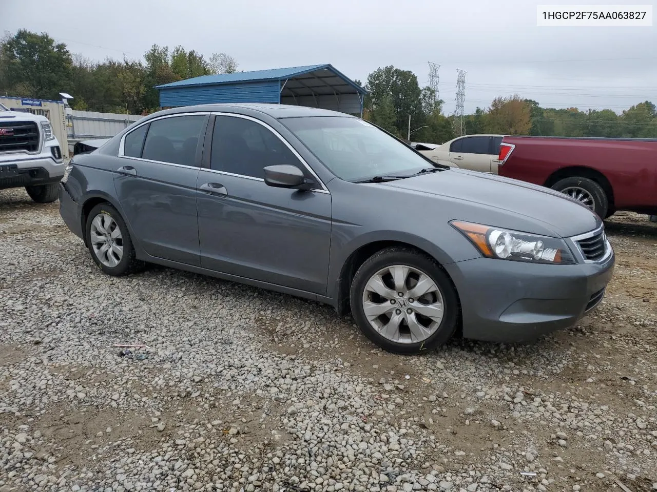 2010 Honda Accord Ex VIN: 1HGCP2F75AA063827 Lot: 79950324