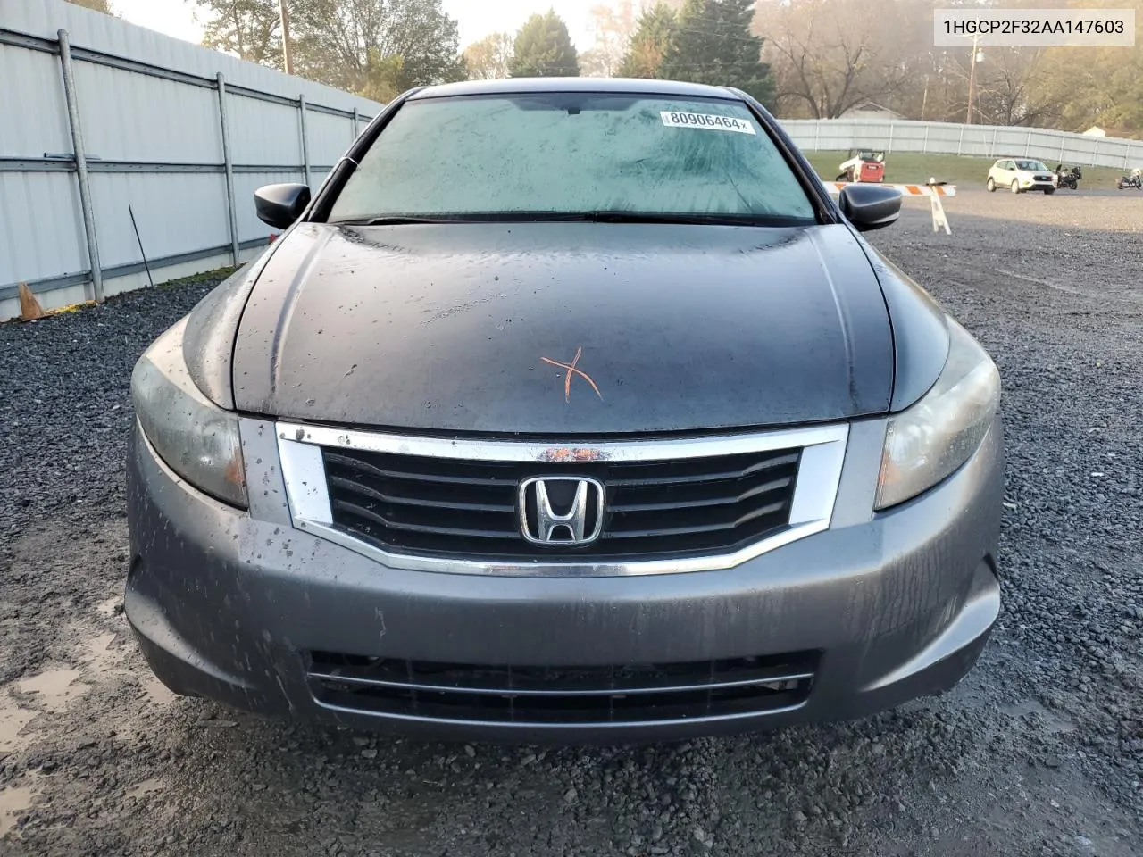 2010 Honda Accord Lx VIN: 1HGCP2F32AA147603 Lot: 80906464