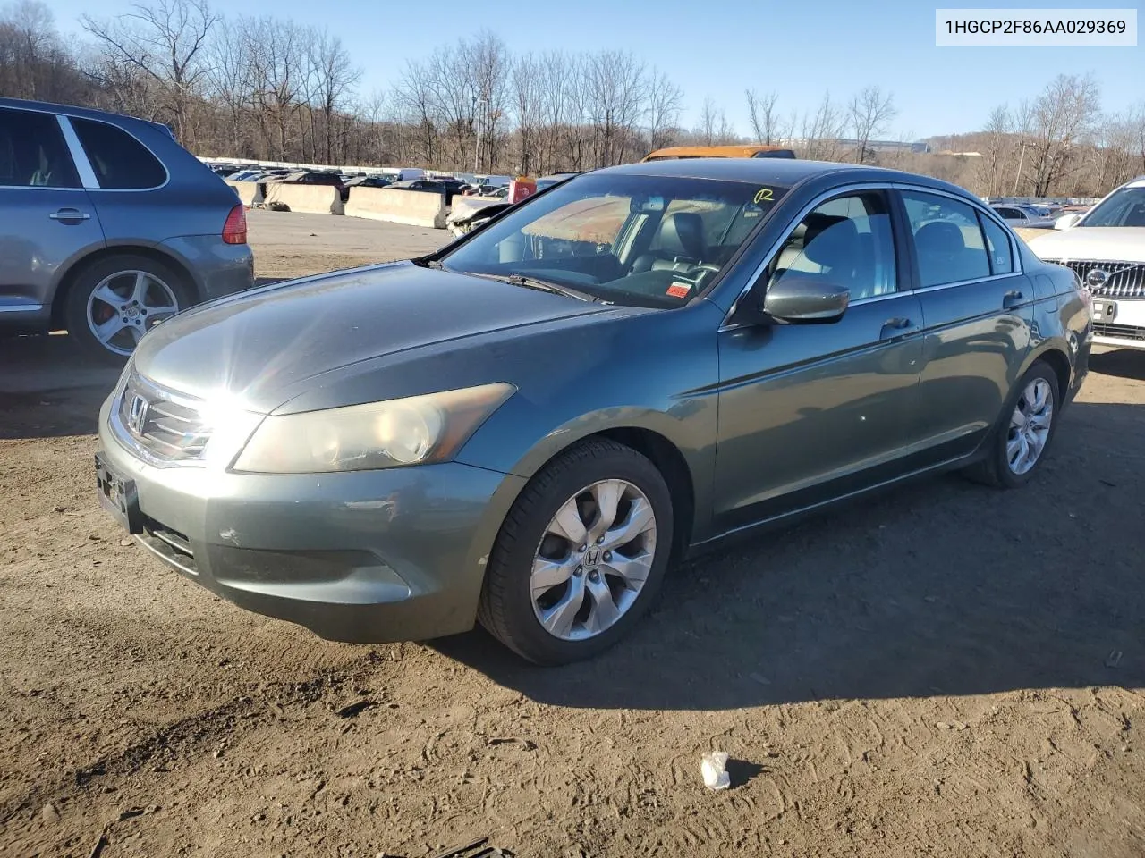 2010 Honda Accord Exl VIN: 1HGCP2F86AA029369 Lot: 80997964