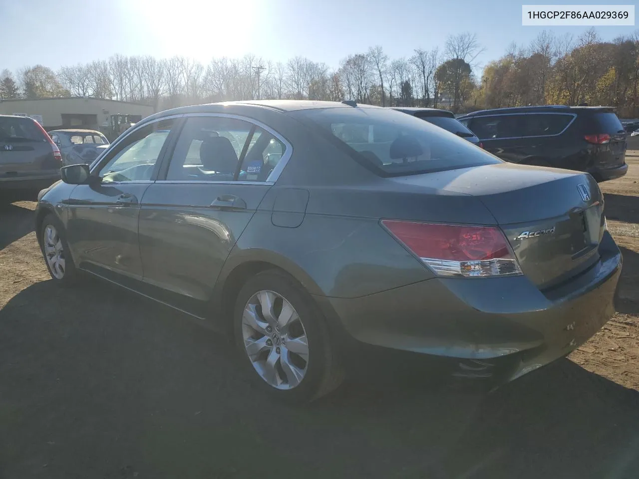 2010 Honda Accord Exl VIN: 1HGCP2F86AA029369 Lot: 80997964