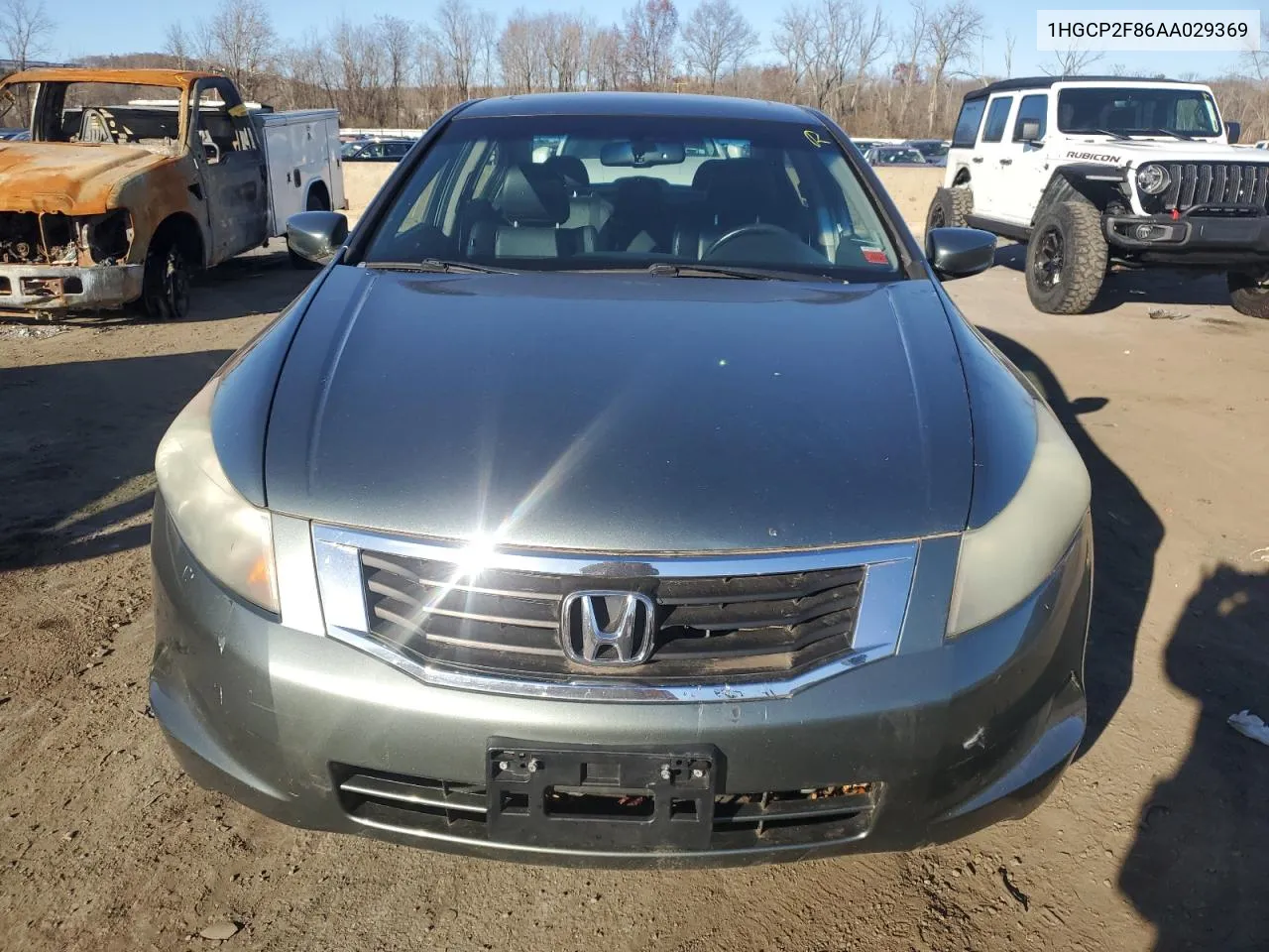 2010 Honda Accord Exl VIN: 1HGCP2F86AA029369 Lot: 80997964