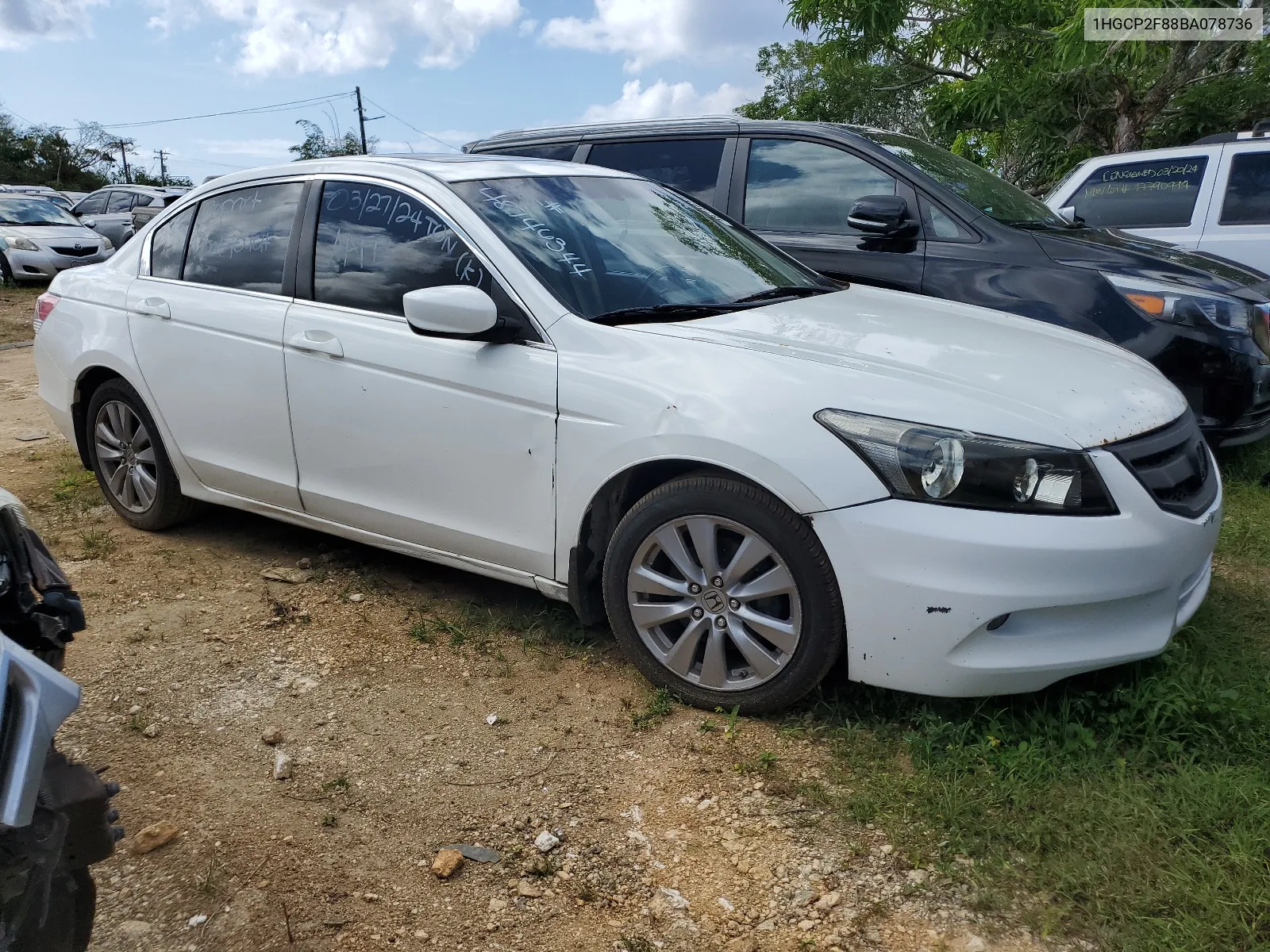 2011 Honda Accord Exl VIN: 1HGCP2F88BA078736 Lot: 48746344