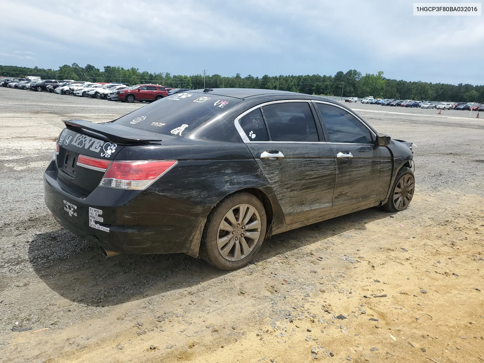 2011 Honda Accord Exl VIN: 1HGCP3F80BA032016 Lot: 57447904