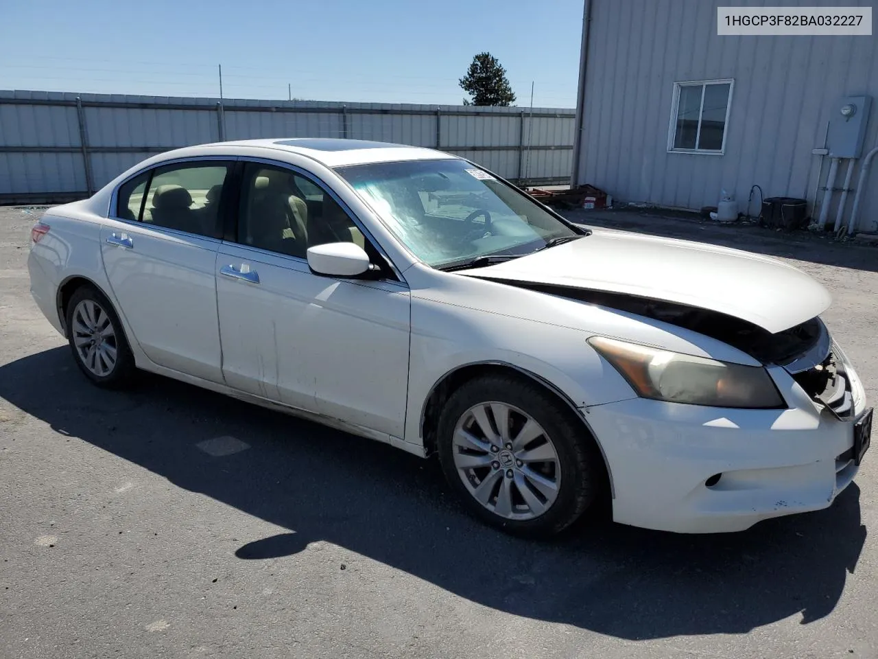 2011 Honda Accord Exl VIN: 1HGCP3F82BA032227 Lot: 58912574