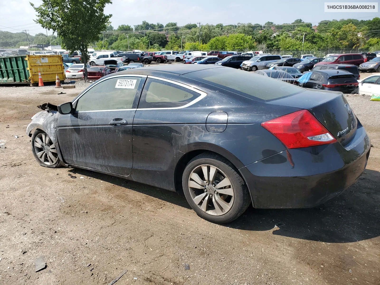 1HGCS1B36BA008218 2011 Honda Accord Lx-S