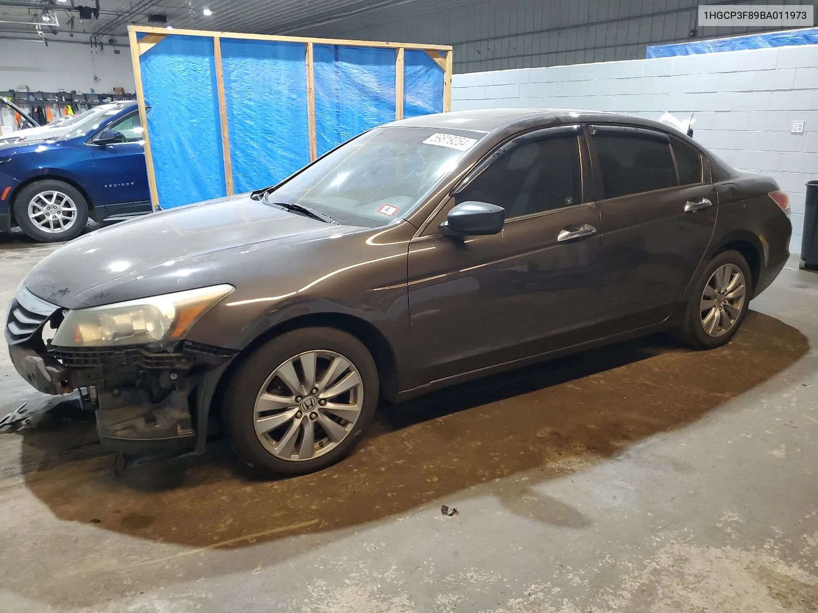 2011 Honda Accord Exl VIN: 1HGCP3F89BA011973 Lot: 59819254