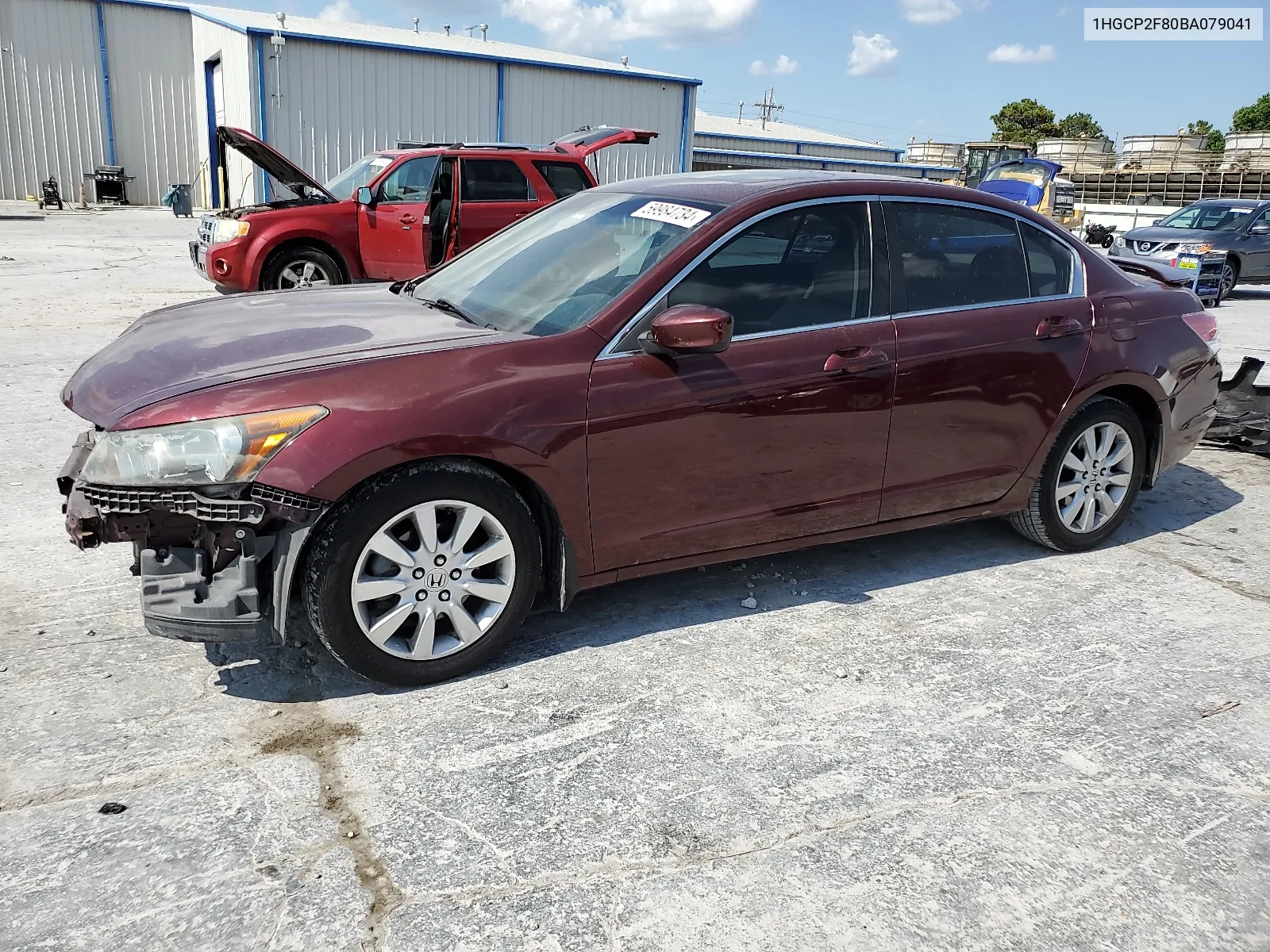 2011 Honda Accord Exl VIN: 1HGCP2F80BA079041 Lot: 59984734