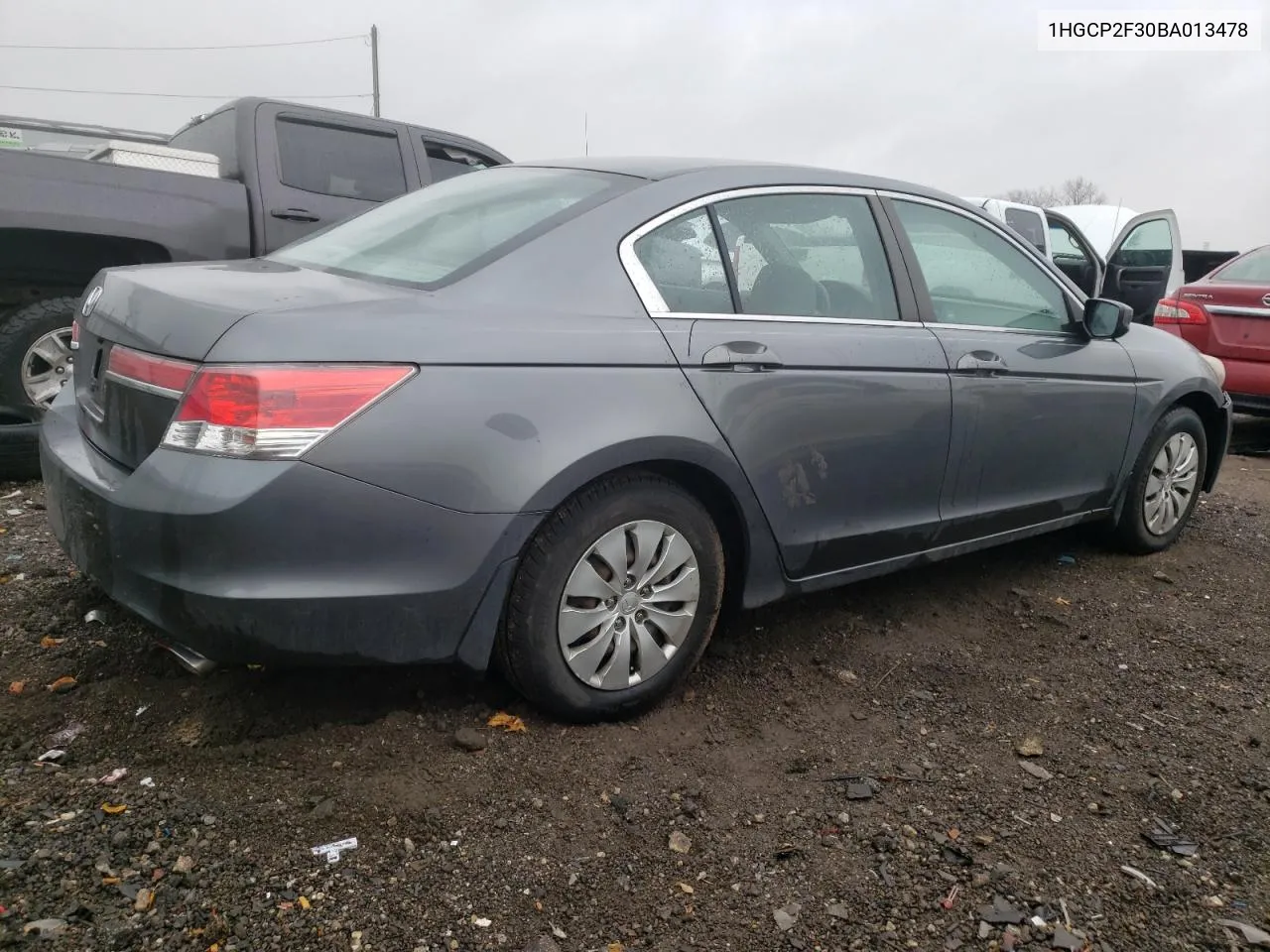 2011 Honda Accord Lx VIN: 1HGCP2F30BA013478 Lot: 61241054