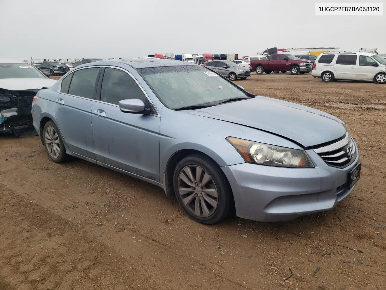 1HGCP2F87BA068120 2011 Honda Accord Exl