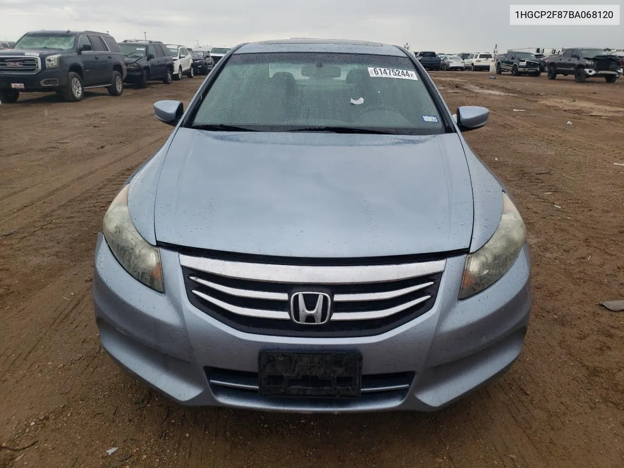 2011 Honda Accord Exl VIN: 1HGCP2F87BA068120 Lot: 61475244