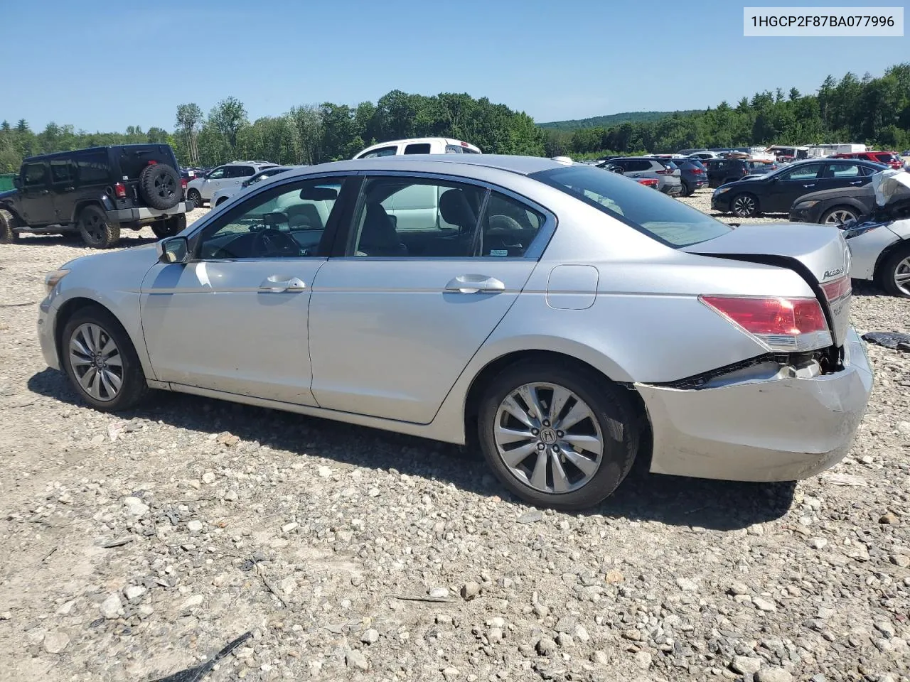 2011 Honda Accord Exl VIN: 1HGCP2F87BA077996 Lot: 61534174