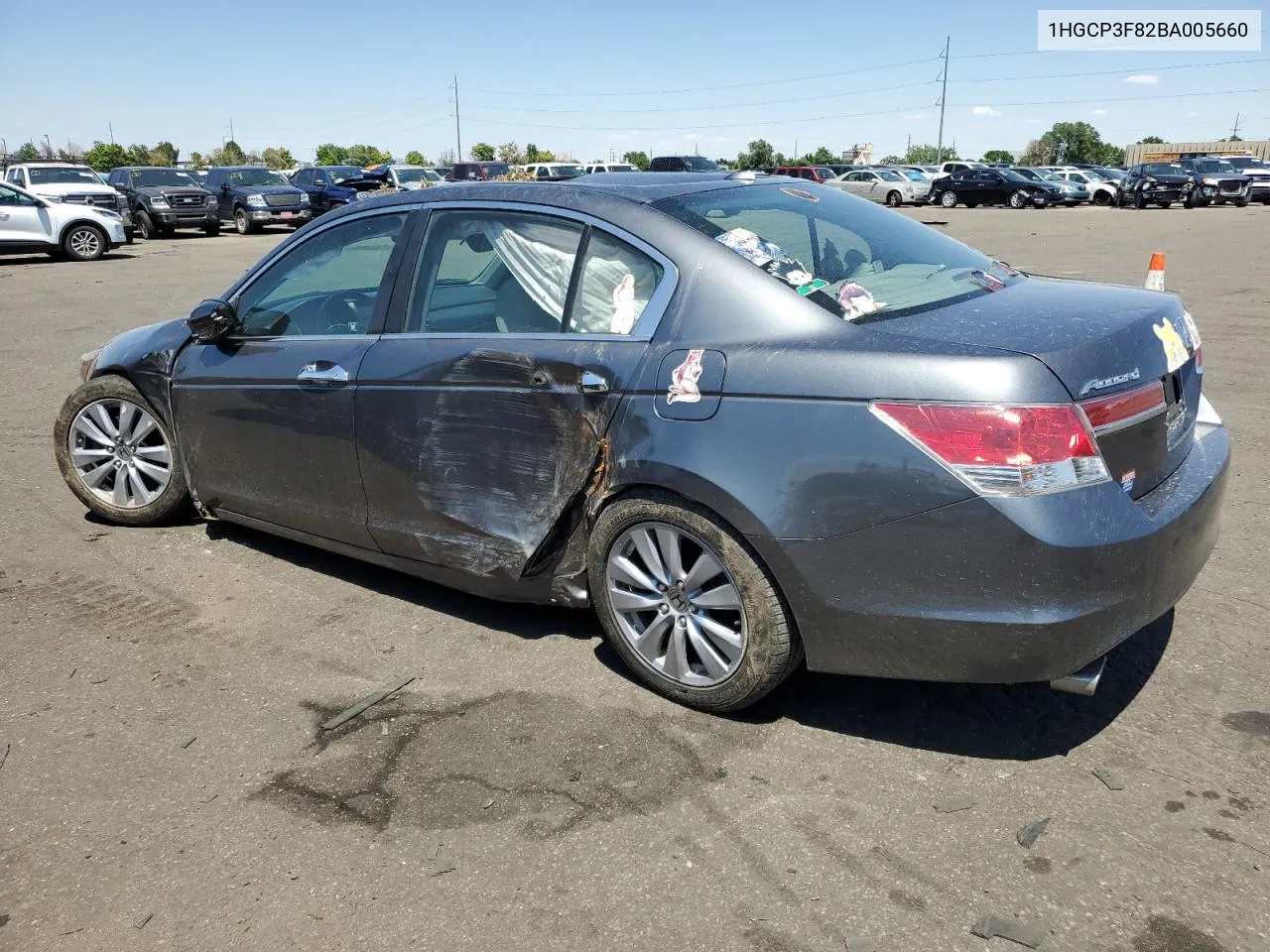 2011 Honda Accord Exl VIN: 1HGCP3F82BA005660 Lot: 62566284