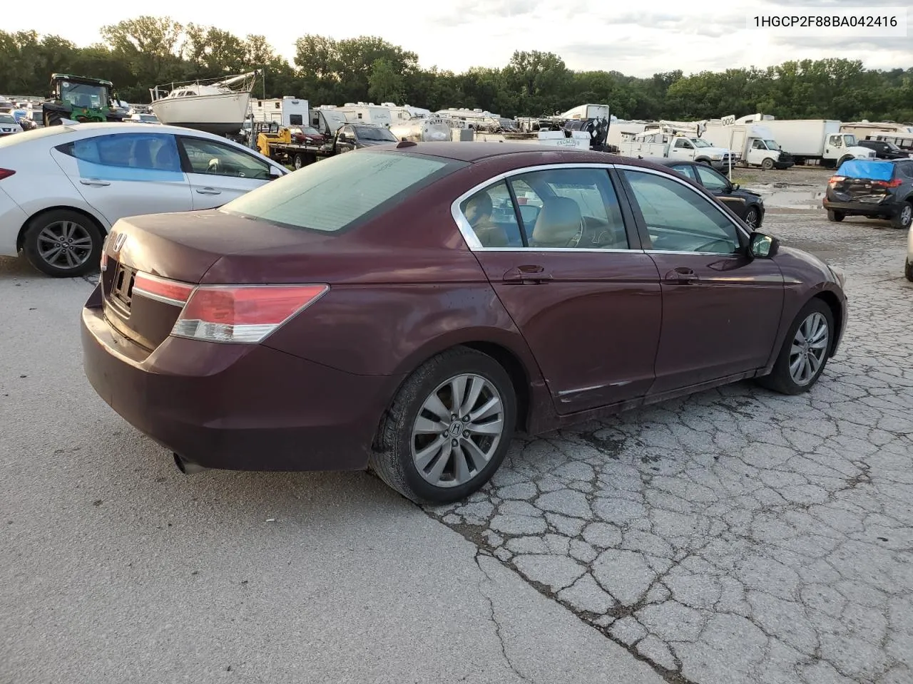 1HGCP2F88BA042416 2011 Honda Accord Exl