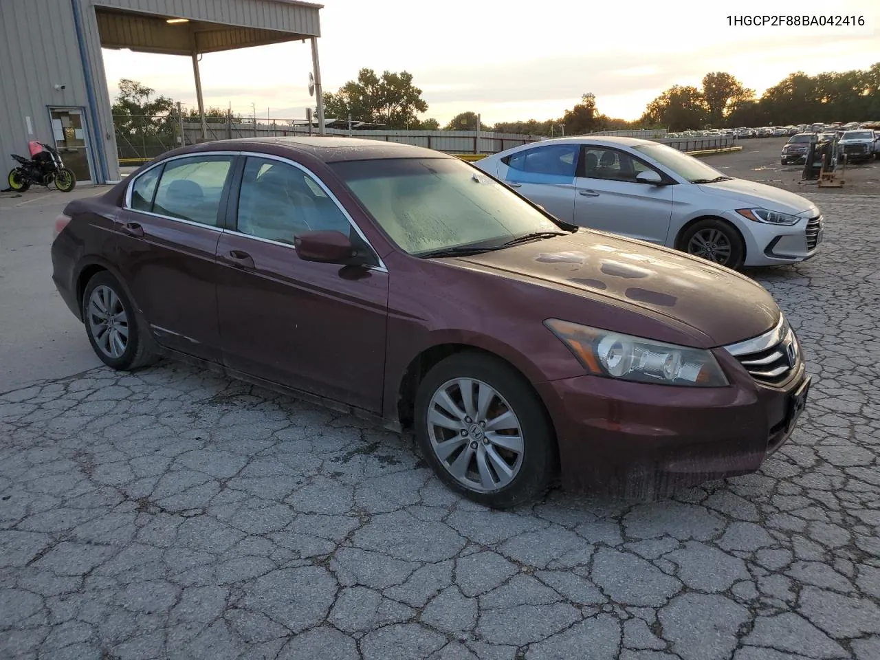 2011 Honda Accord Exl VIN: 1HGCP2F88BA042416 Lot: 62737174