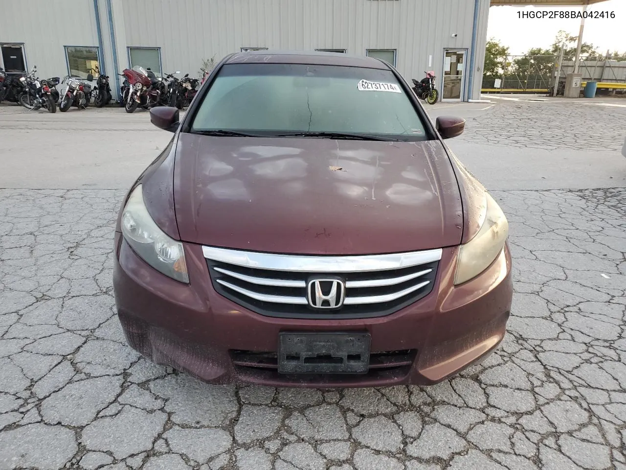 2011 Honda Accord Exl VIN: 1HGCP2F88BA042416 Lot: 62737174