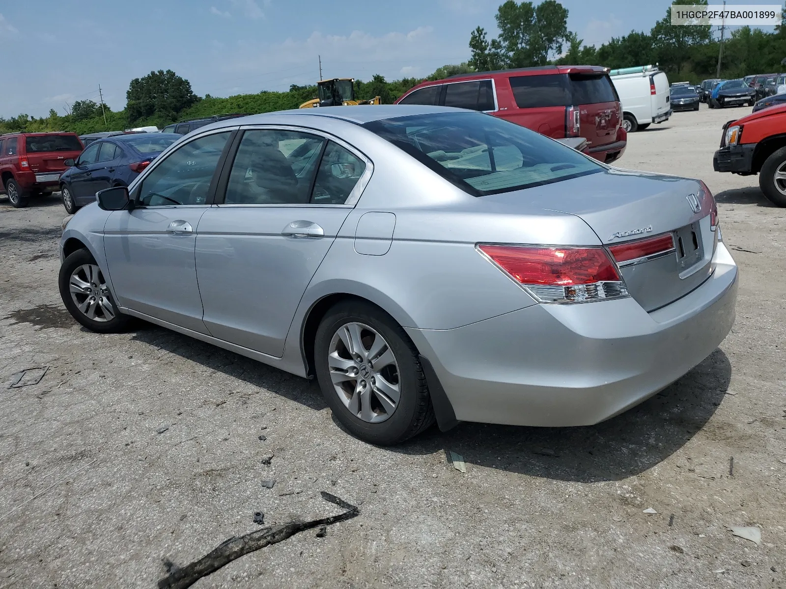 2011 Honda Accord Lxp VIN: 1HGCP2F47BA001899 Lot: 62817004