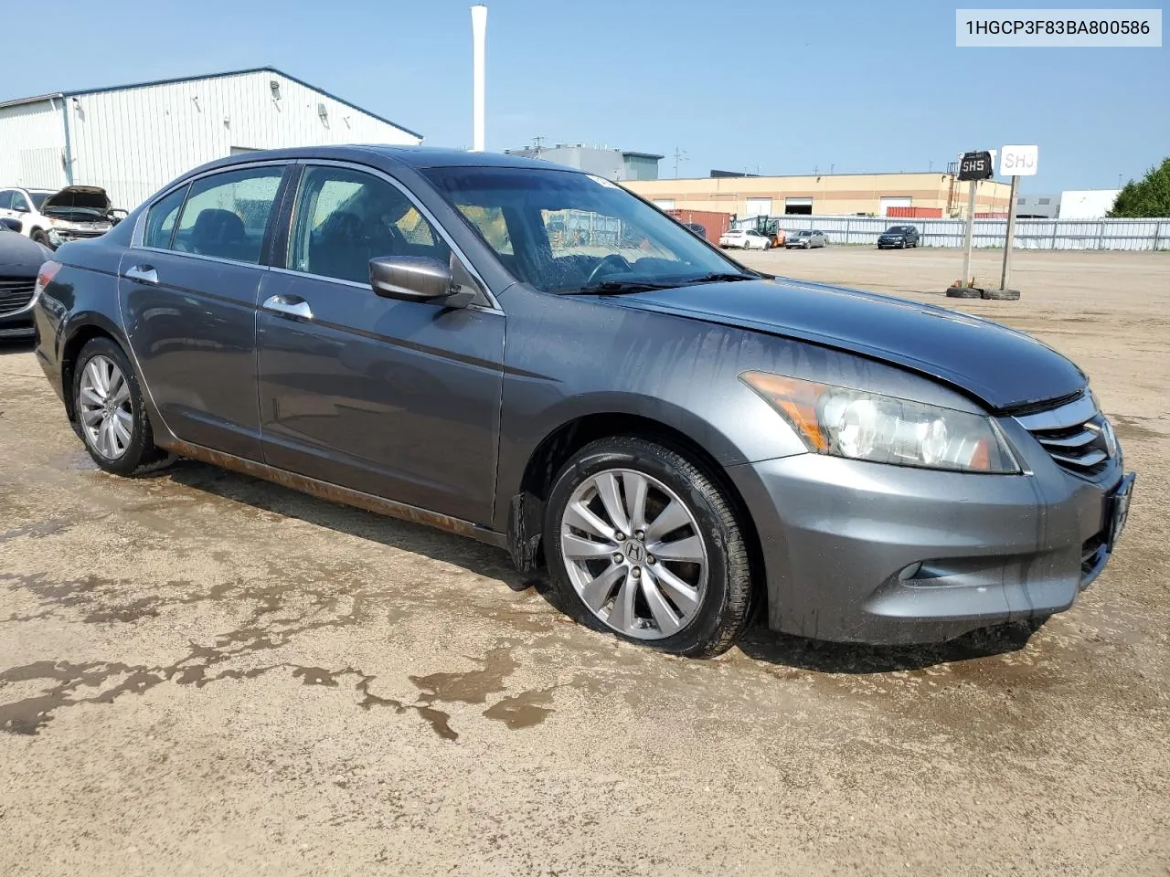 1HGCP3F83BA800586 2011 Honda Accord Exl