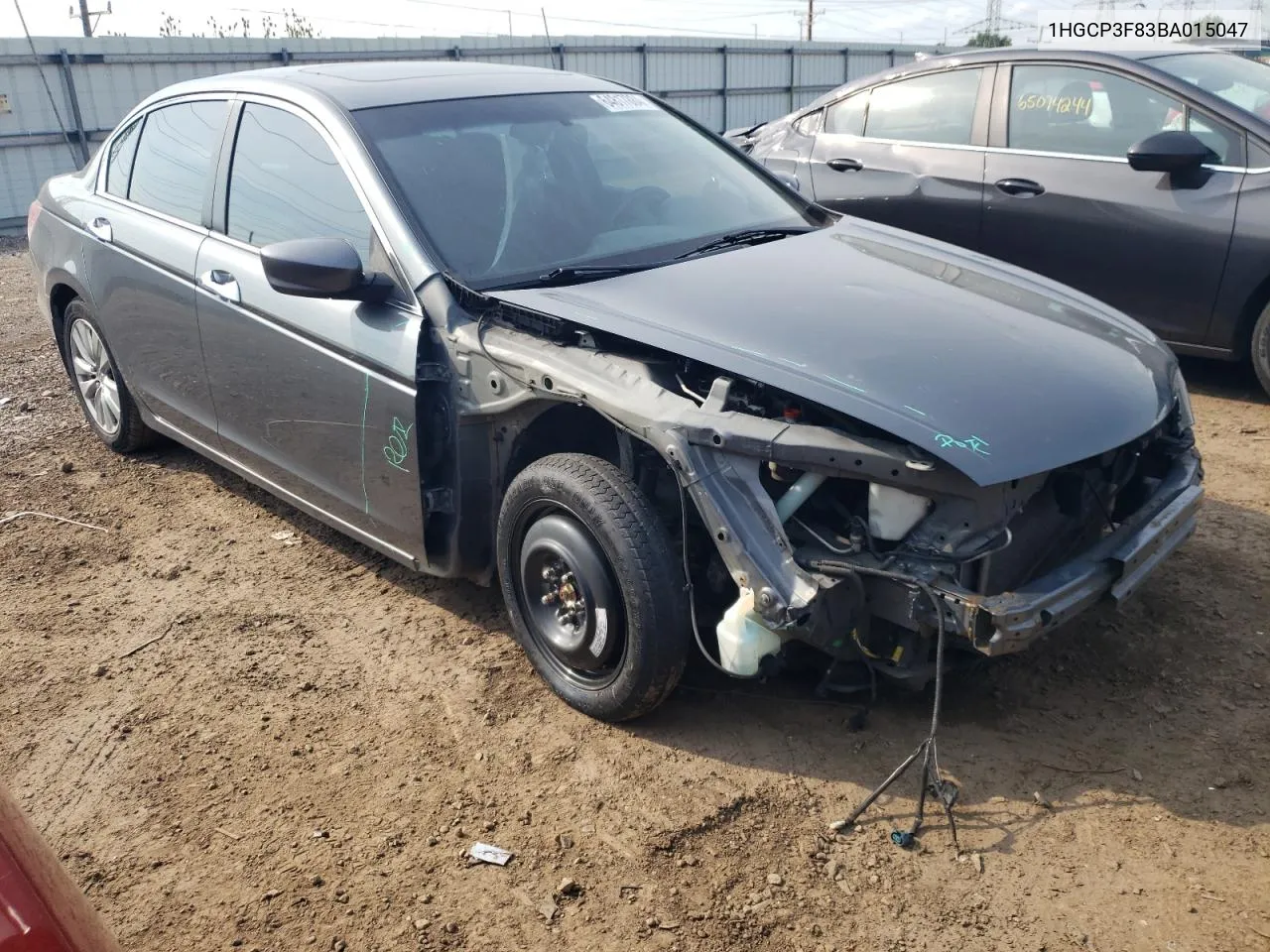 1HGCP3F83BA015047 2011 Honda Accord Exl