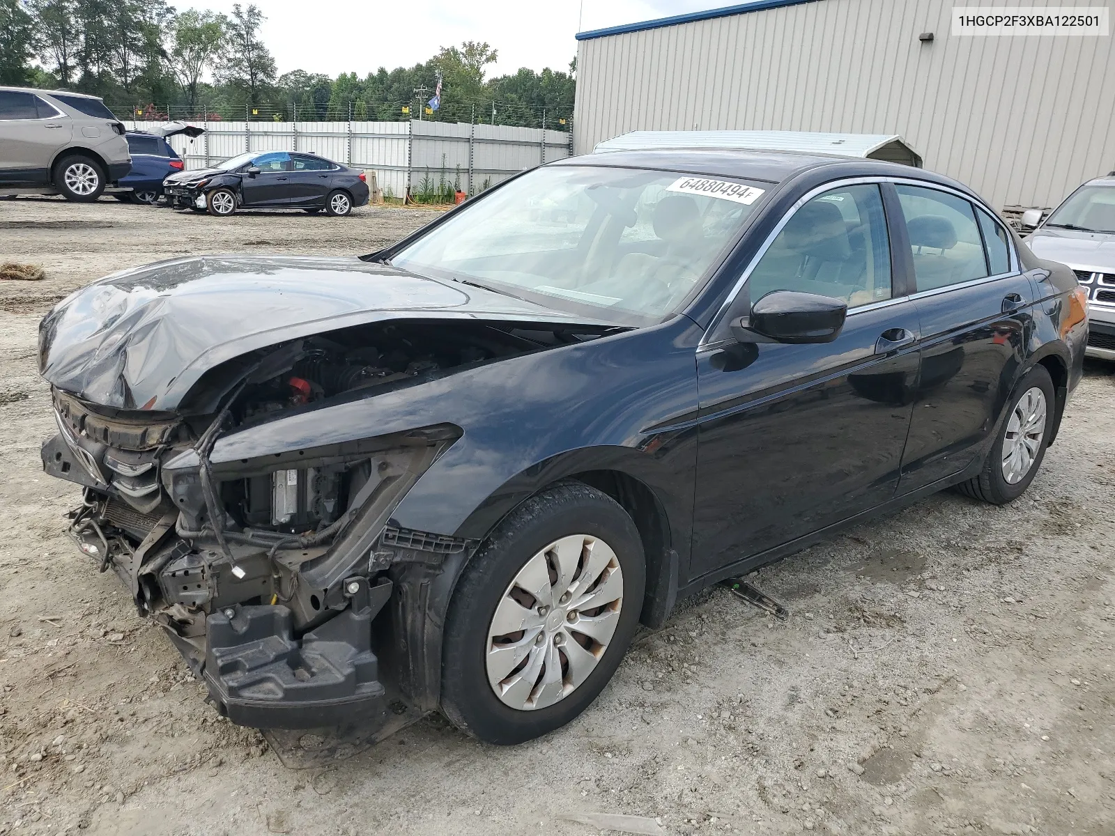 1HGCP2F3XBA122501 2011 Honda Accord Lx