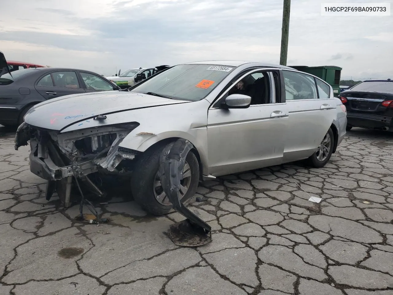 1HGCP2F69BA090733 2011 Honda Accord Se