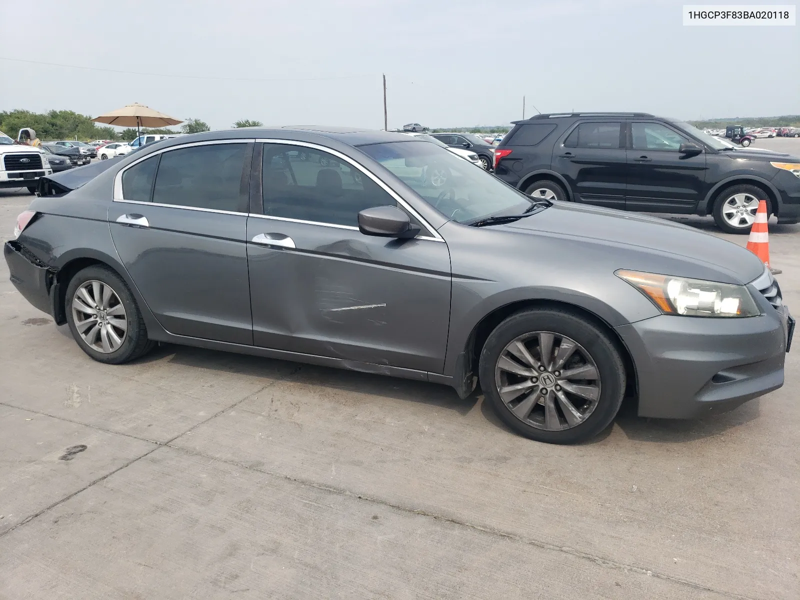 2011 Honda Accord Exl VIN: 1HGCP3F83BA020118 Lot: 65929284