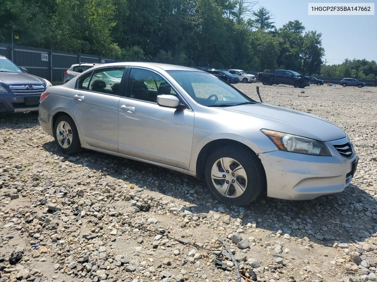 1HGCP2F35BA147662 2011 Honda Accord Lx