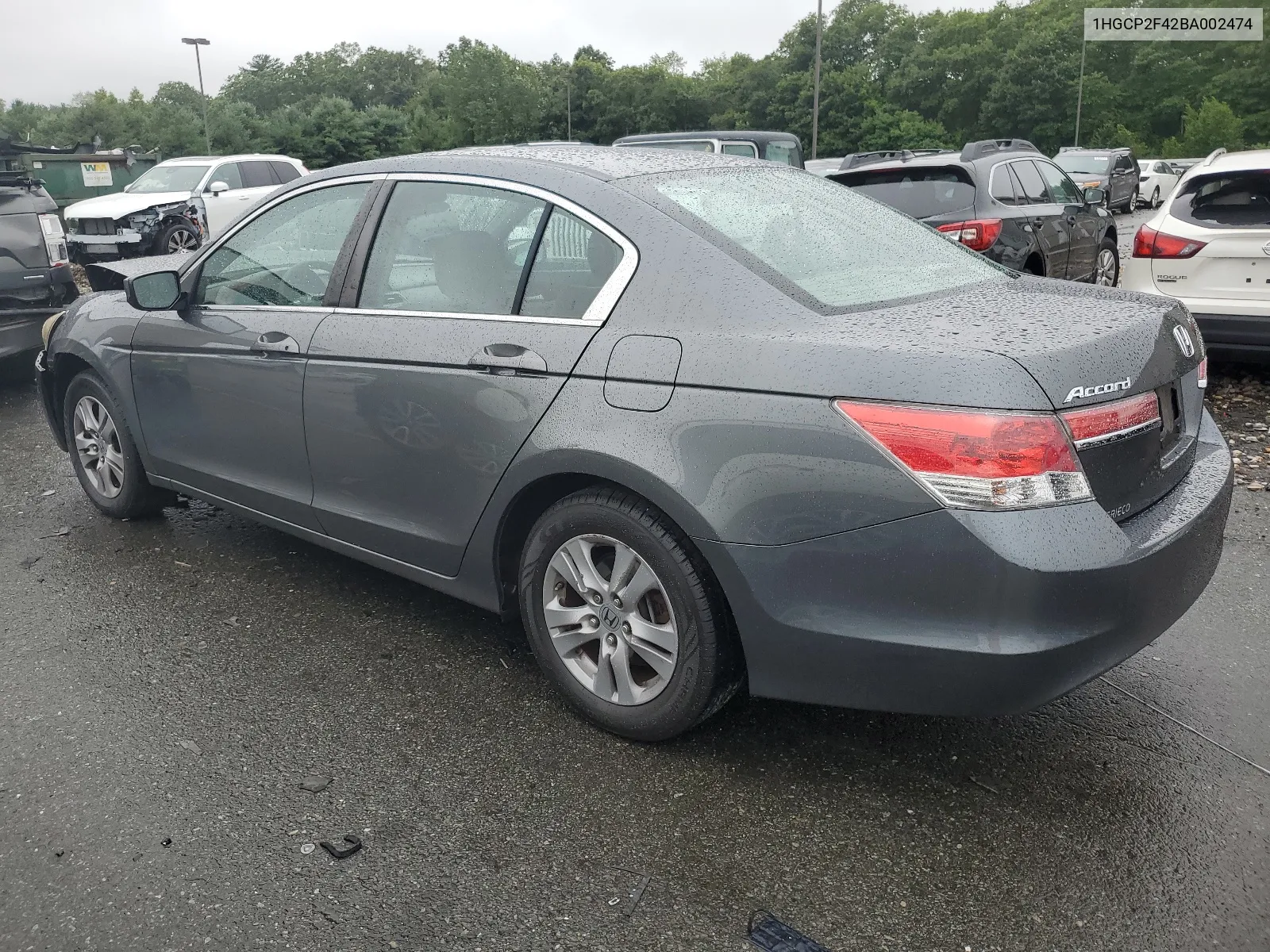 2011 Honda Accord Lxp VIN: 1HGCP2F42BA002474 Lot: 66008094