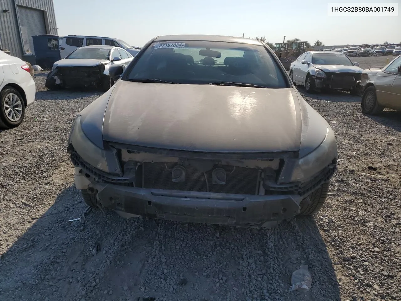 1HGCS2B80BA001749 2011 Honda Accord Exl