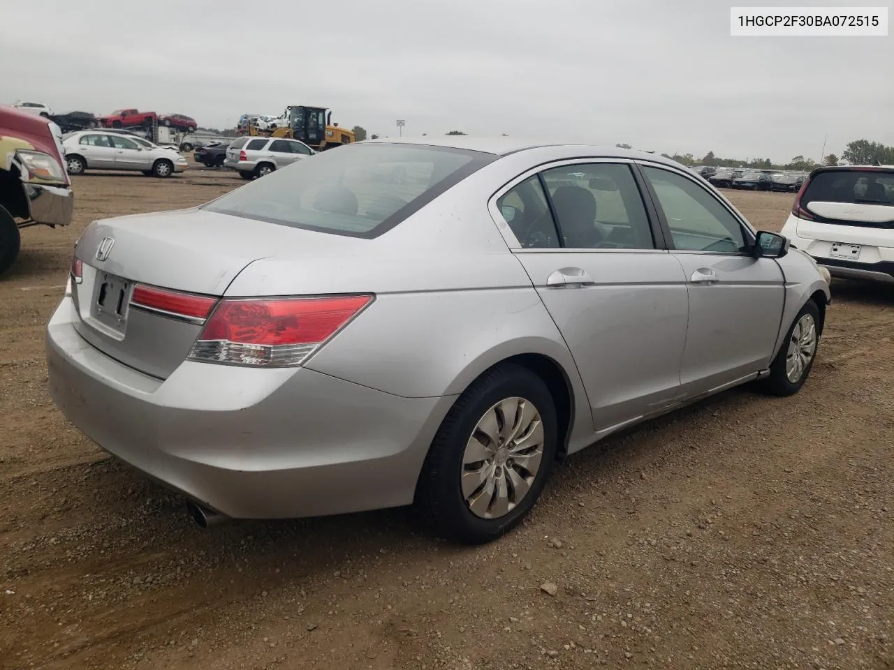 2011 Honda Accord Lx VIN: 1HGCP2F30BA072515 Lot: 67631434