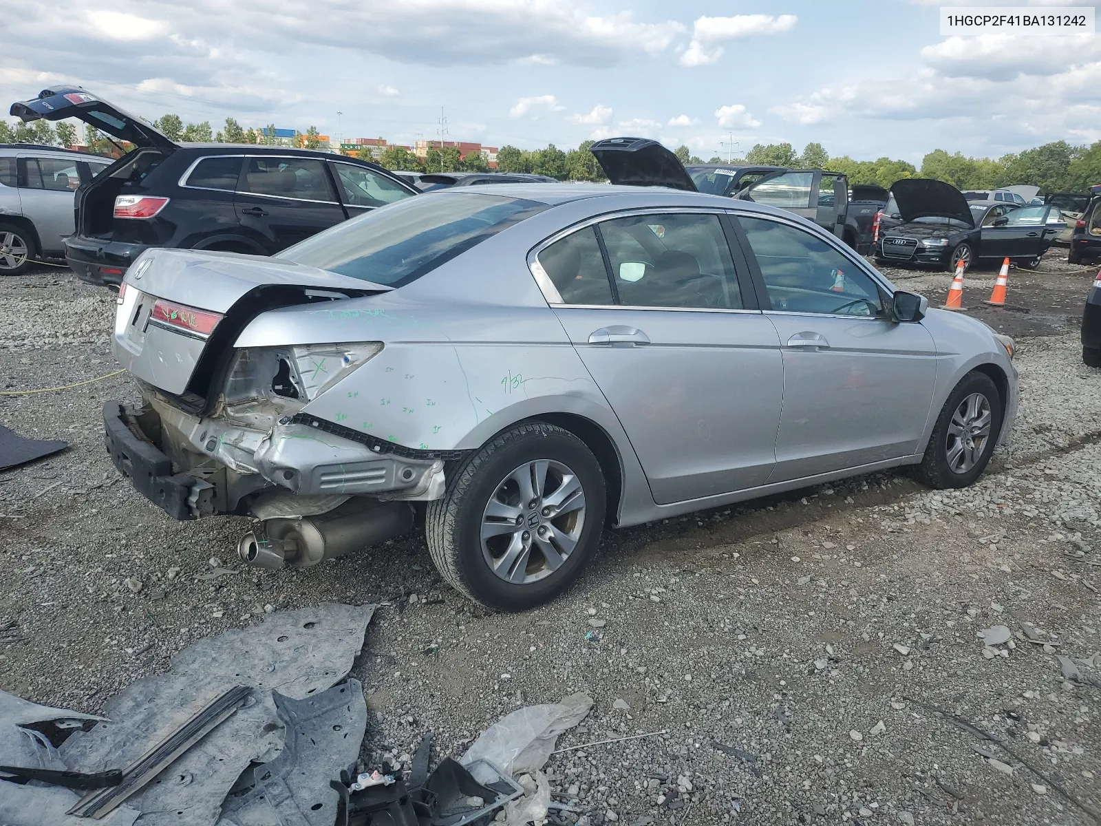 2011 Honda Accord Lxp VIN: 1HGCP2F41BA131242 Lot: 67825454