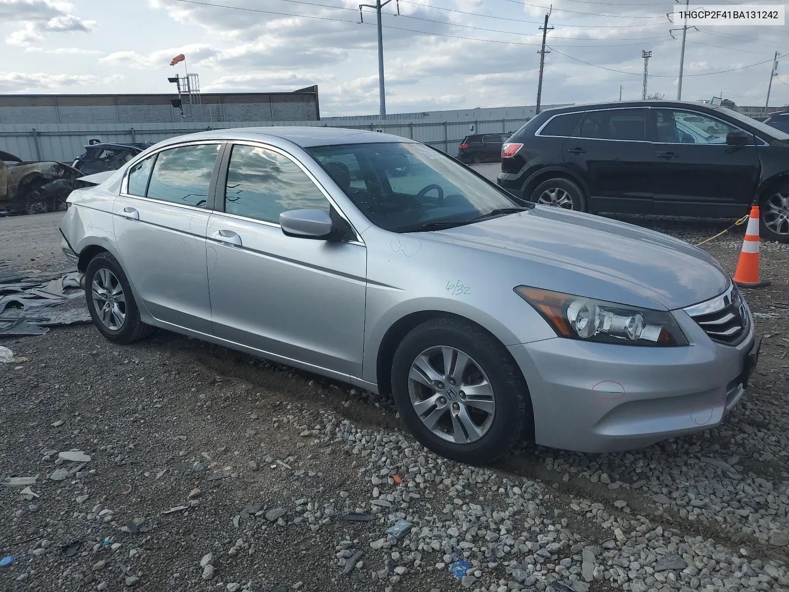 2011 Honda Accord Lxp VIN: 1HGCP2F41BA131242 Lot: 67825454