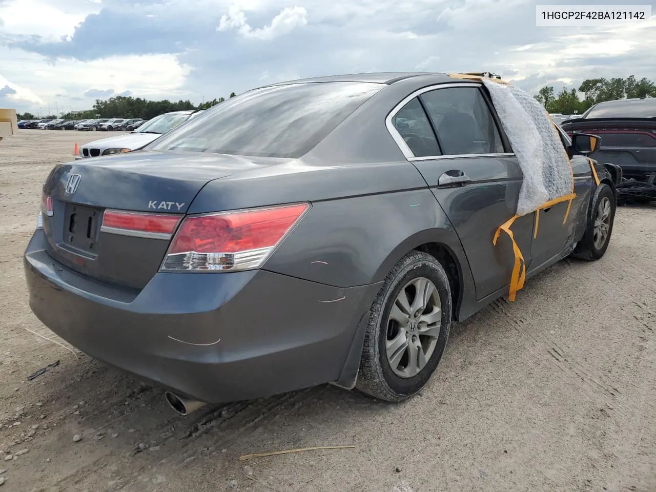 2011 Honda Accord Lxp VIN: 1HGCP2F42BA121142 Lot: 67942664