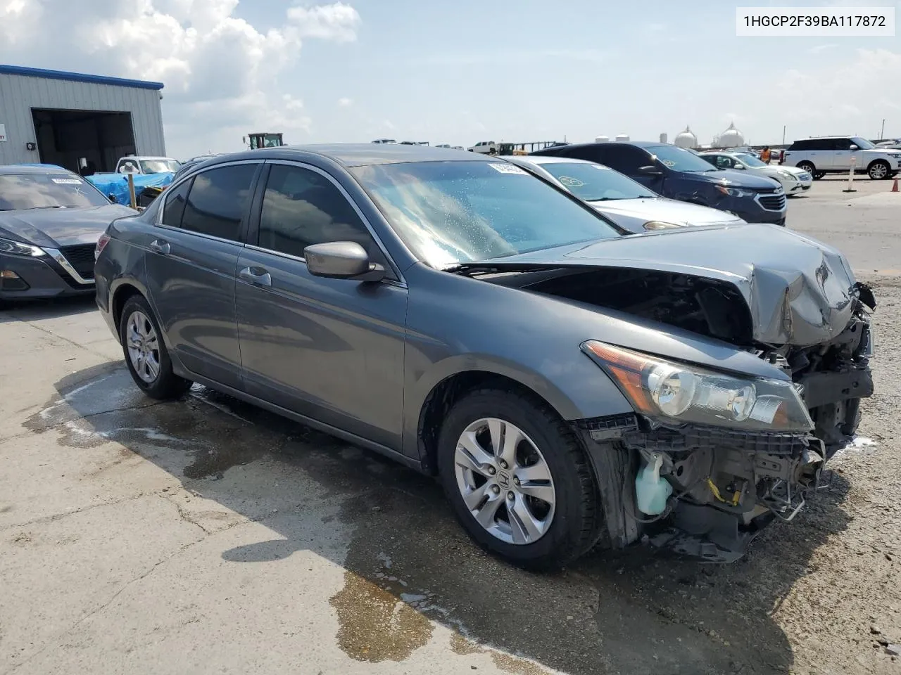 1HGCP2F39BA117872 2011 Honda Accord Lx