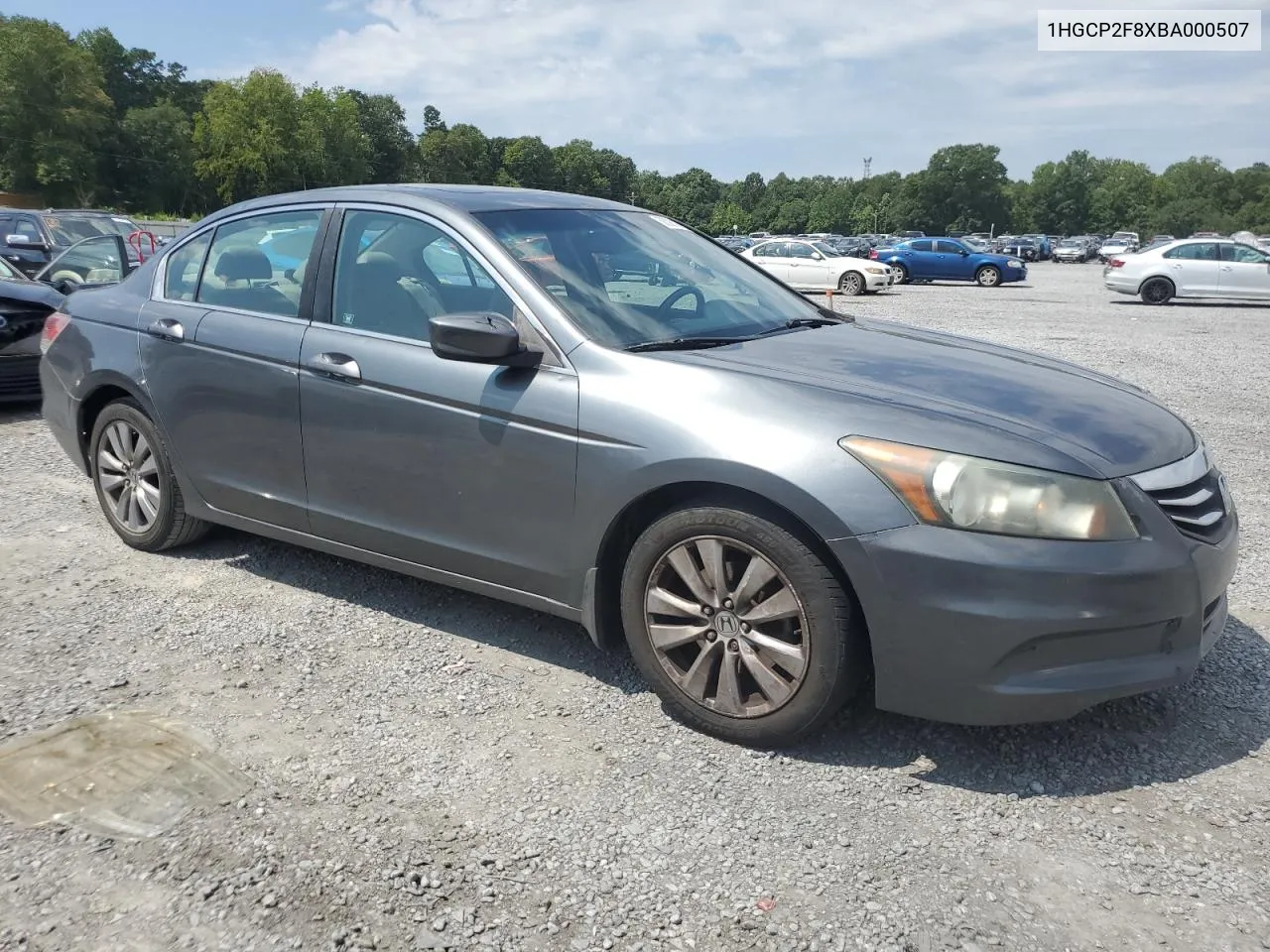 1HGCP2F8XBA000507 2011 Honda Accord Exl