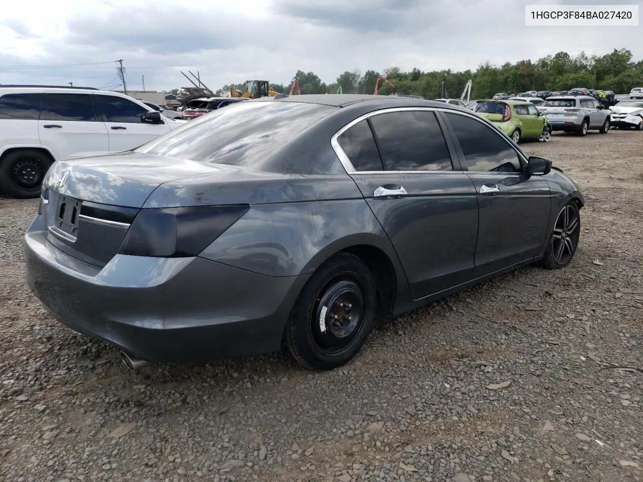 1HGCP3F84BA027420 2011 Honda Accord Exl