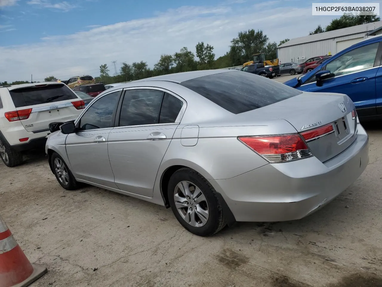 1HGCP2F63BA038207 2011 Honda Accord Se