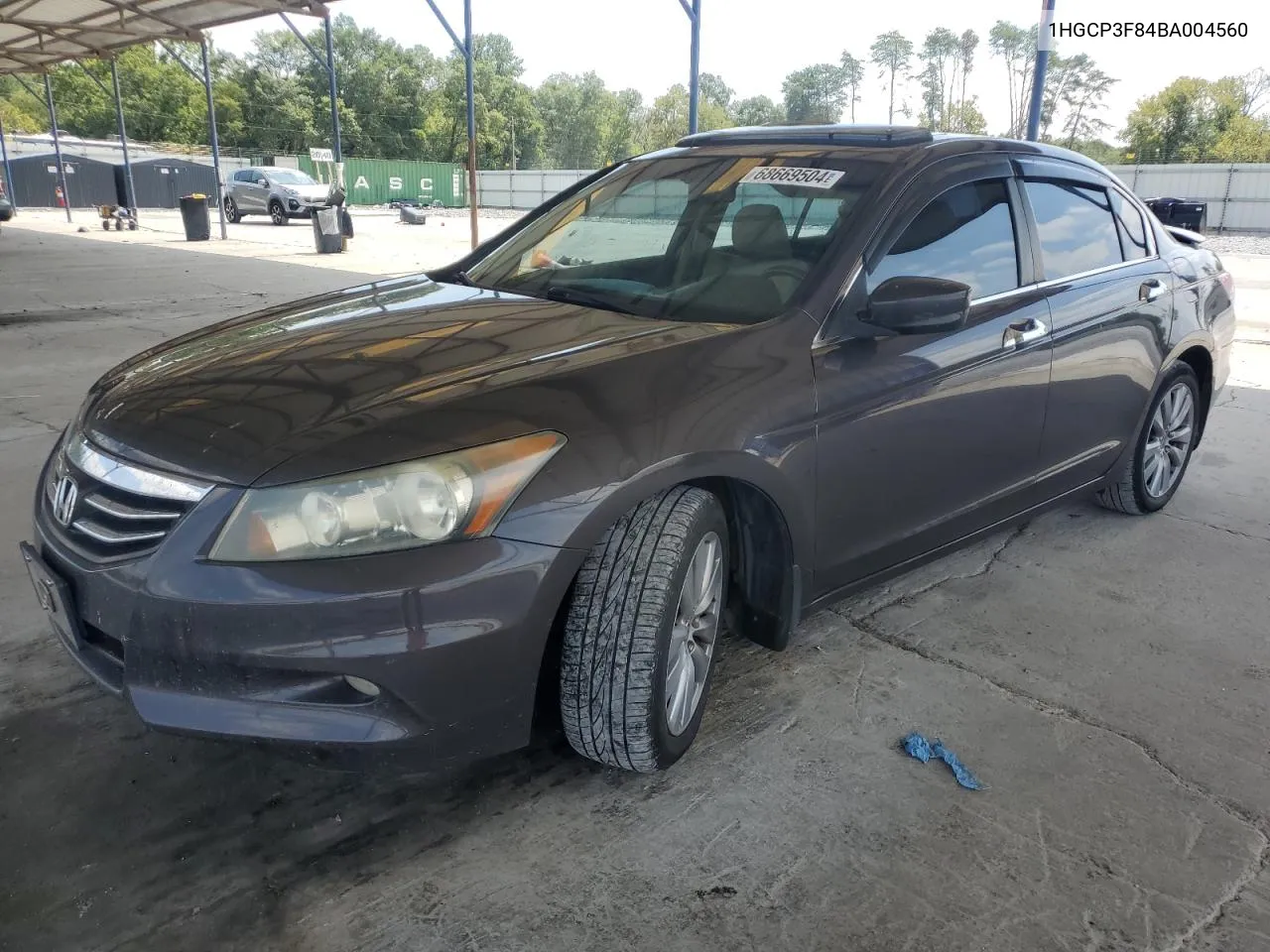 2011 Honda Accord Exl VIN: 1HGCP3F84BA004560 Lot: 68669504