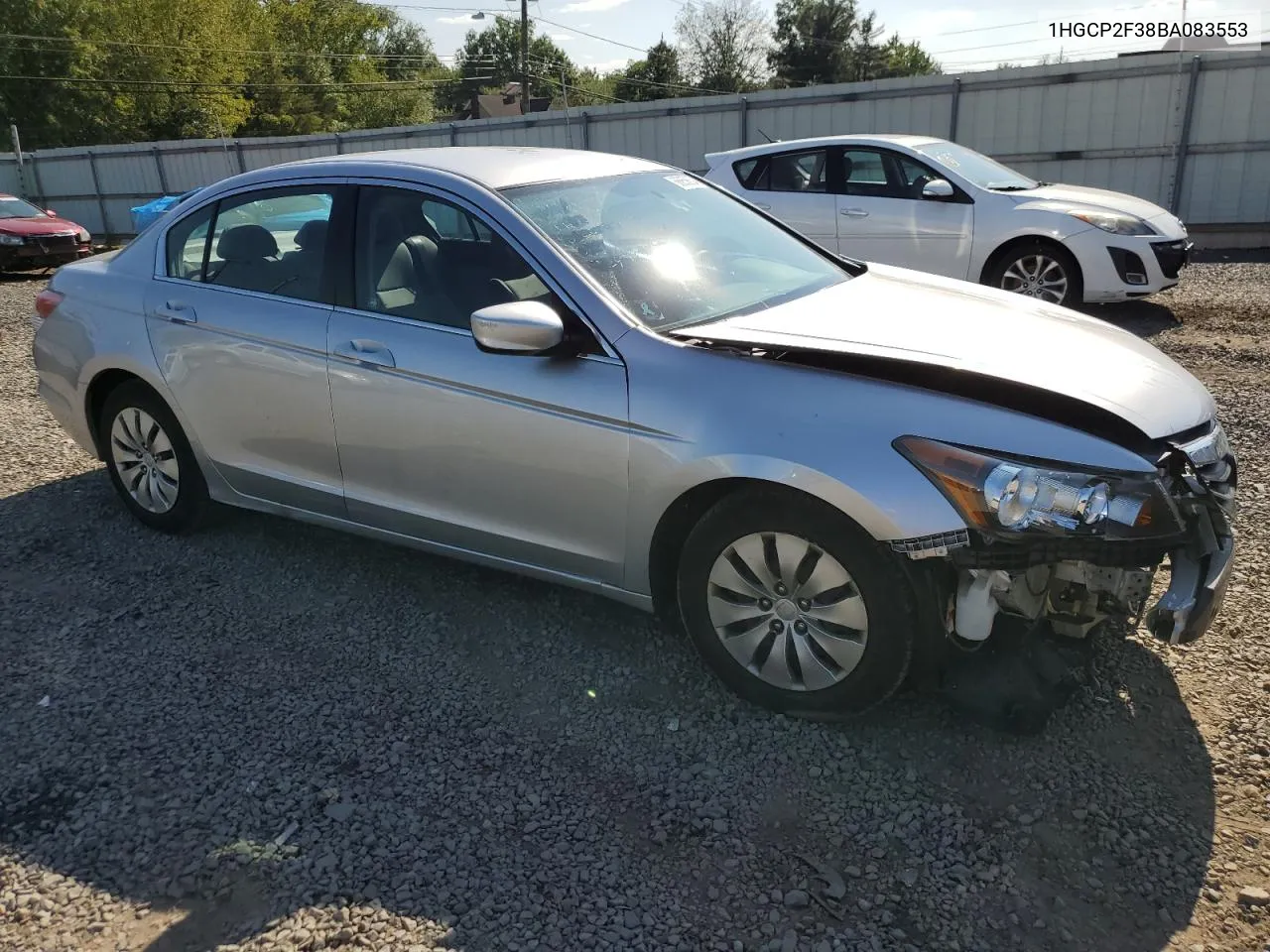 1HGCP2F38BA083553 2011 Honda Accord Lx