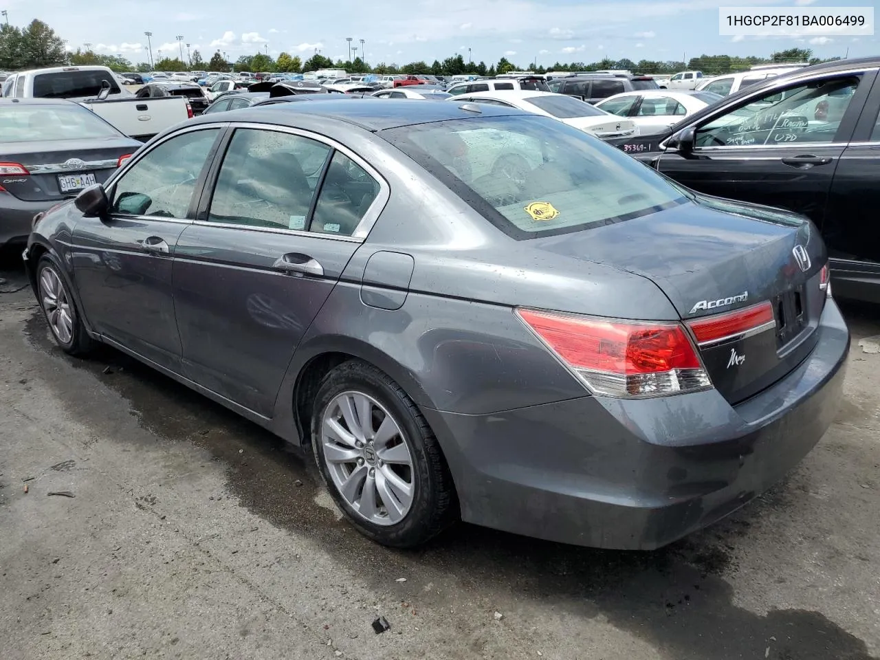 1HGCP2F81BA006499 2011 Honda Accord Exl