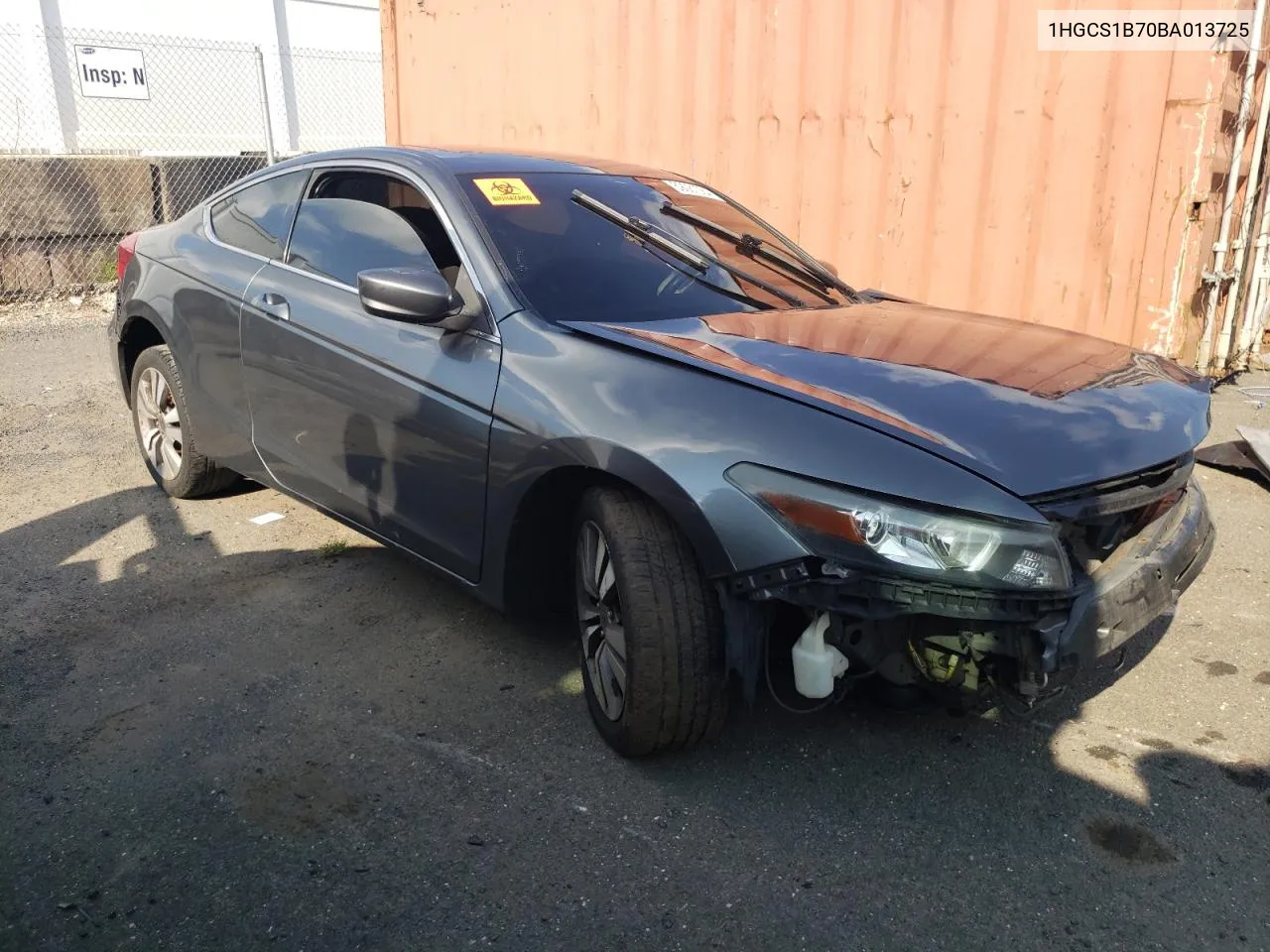 2011 Honda Accord Ex VIN: 1HGCS1B70BA013725 Lot: 69081084