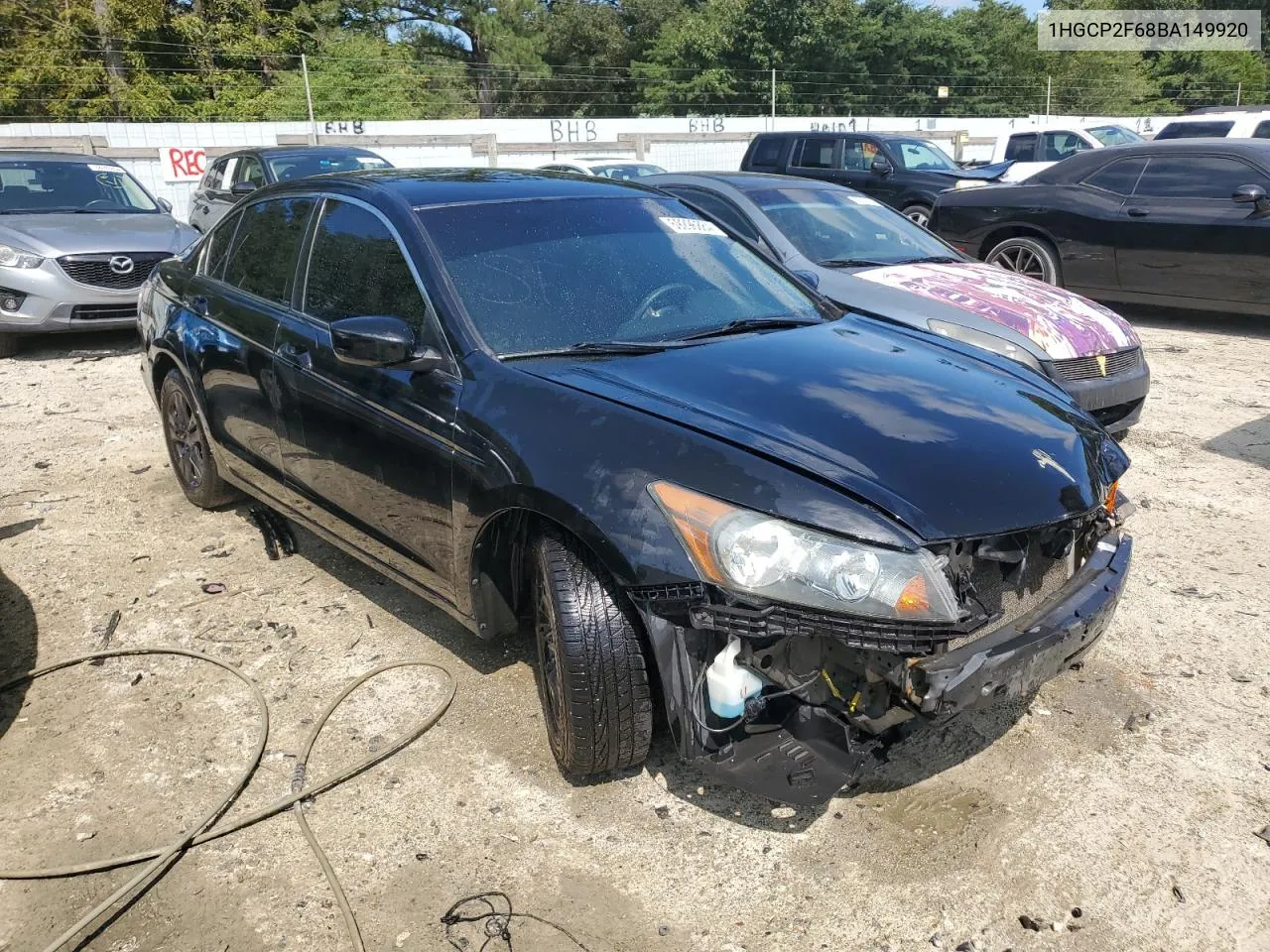 1HGCP2F68BA149920 2011 Honda Accord Se