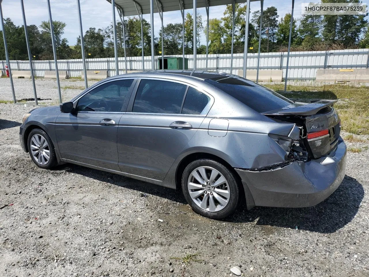 2011 Honda Accord Exl VIN: 1HGCP2F87BA075259 Lot: 69415114