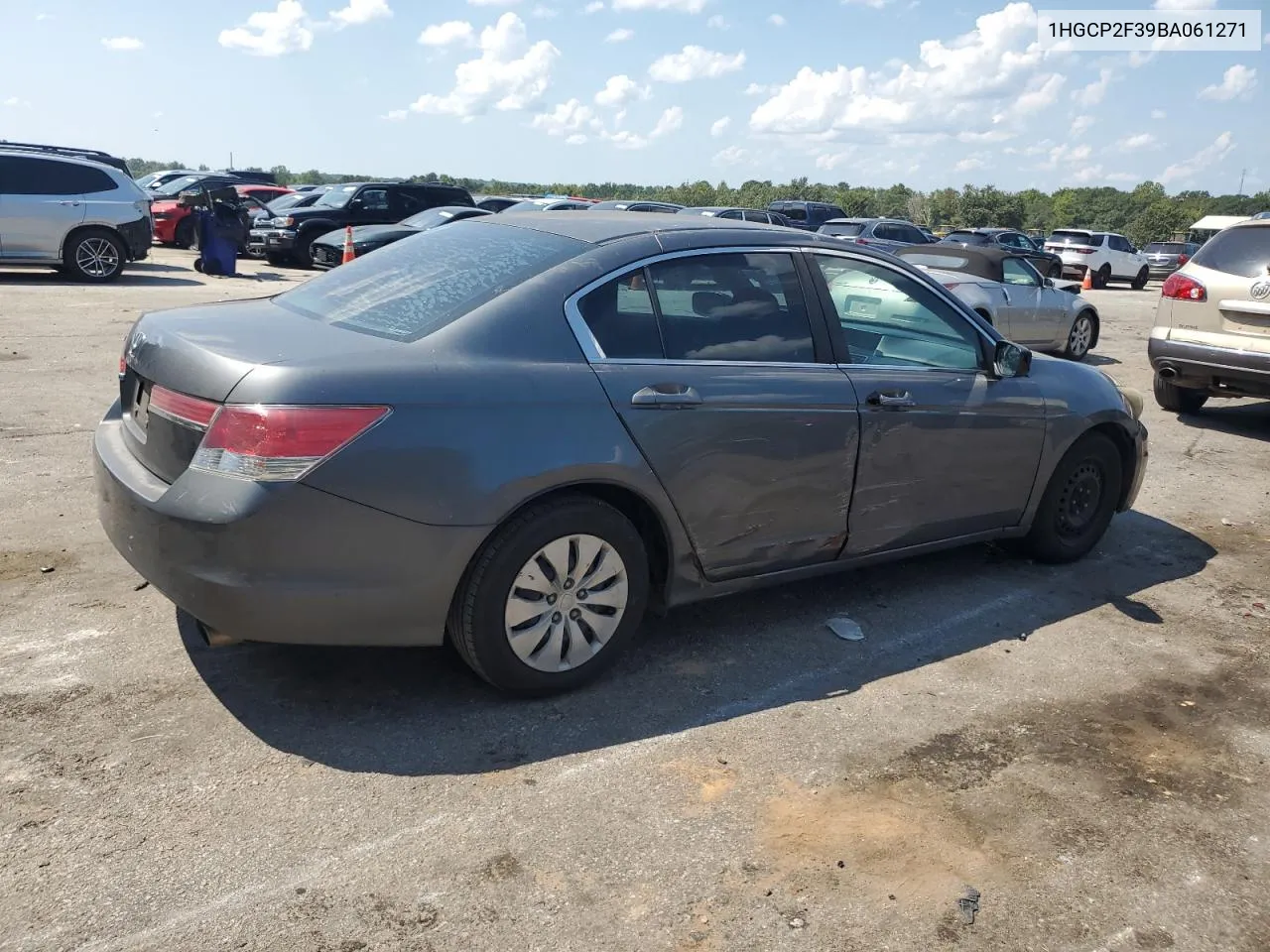 2011 Honda Accord Lx VIN: 1HGCP2F39BA061271 Lot: 69424264