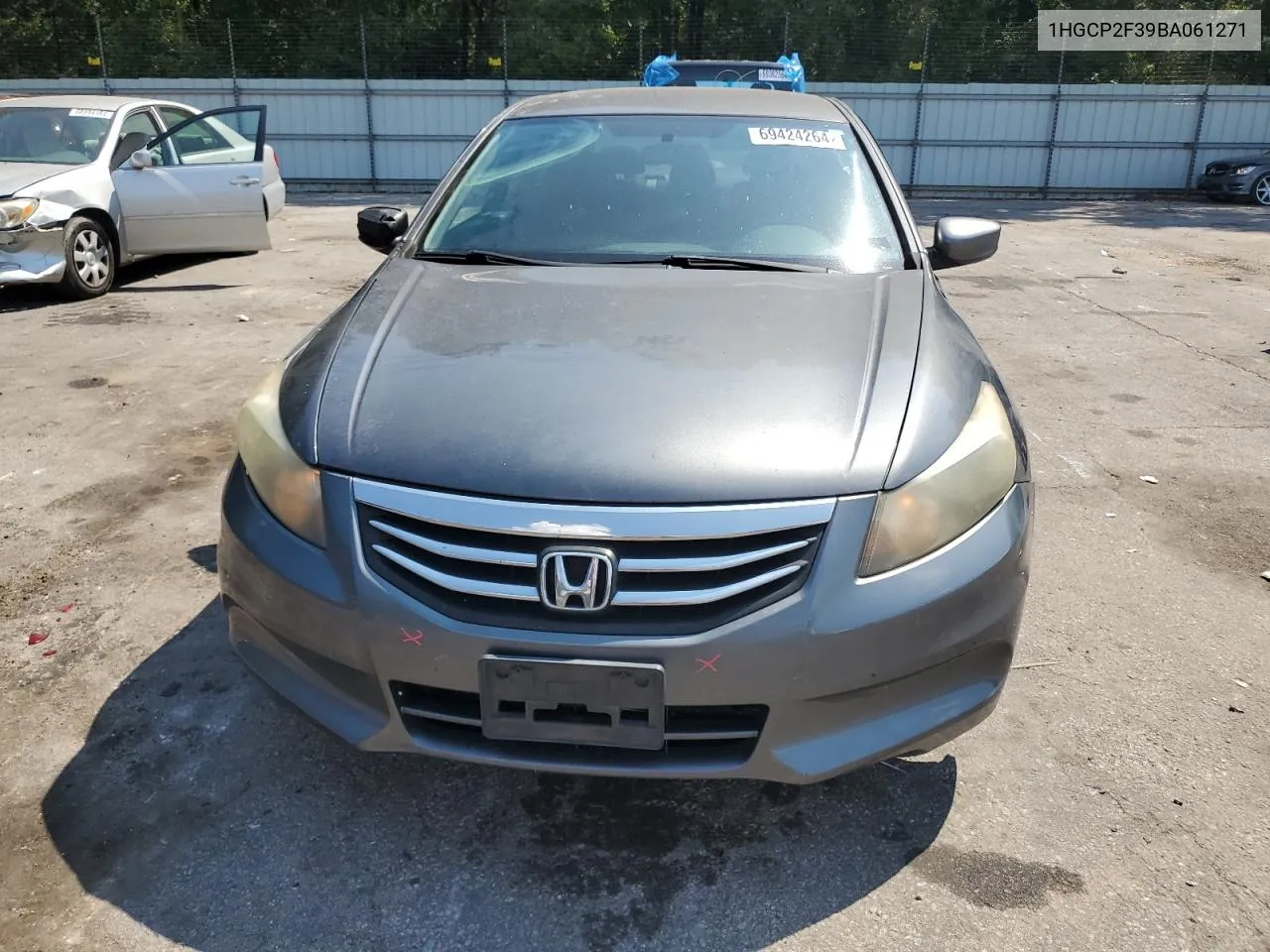 2011 Honda Accord Lx VIN: 1HGCP2F39BA061271 Lot: 69424264