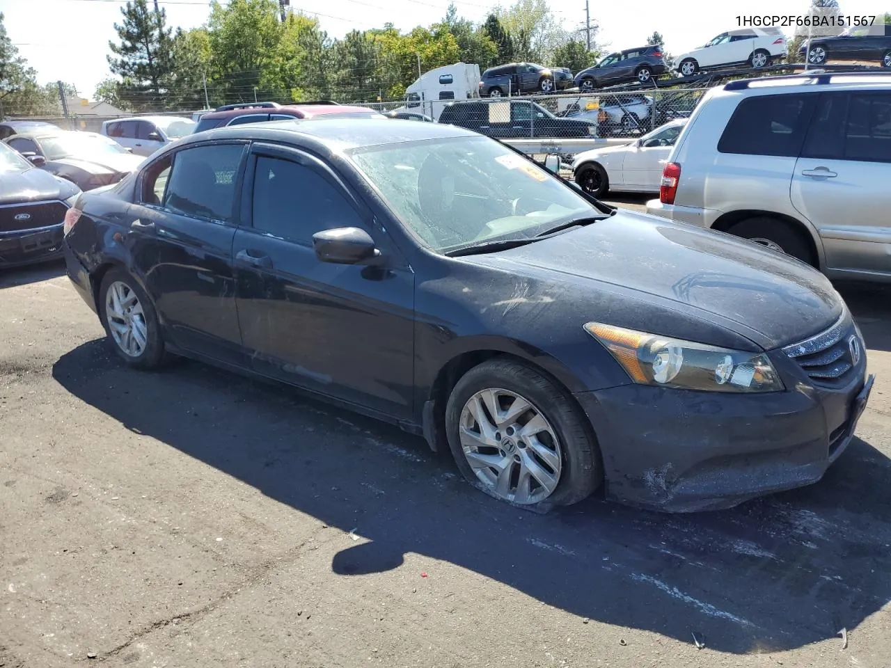 2011 Honda Accord Se VIN: 1HGCP2F66BA151567 Lot: 69467834