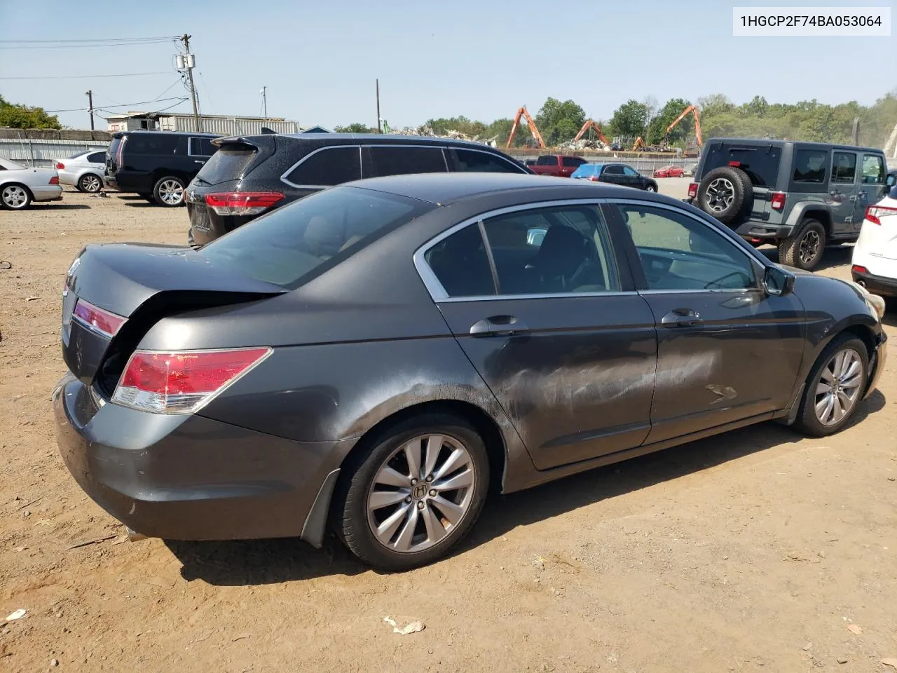 2011 Honda Accord Ex VIN: 1HGCP2F74BA053064 Lot: 69478844